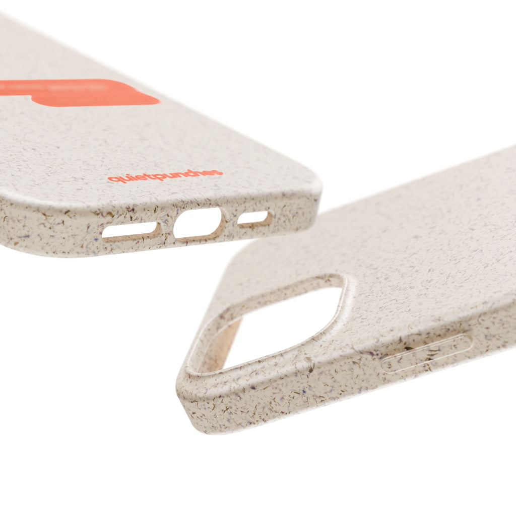 Biodegradable phone case | neutral speckled eco case
