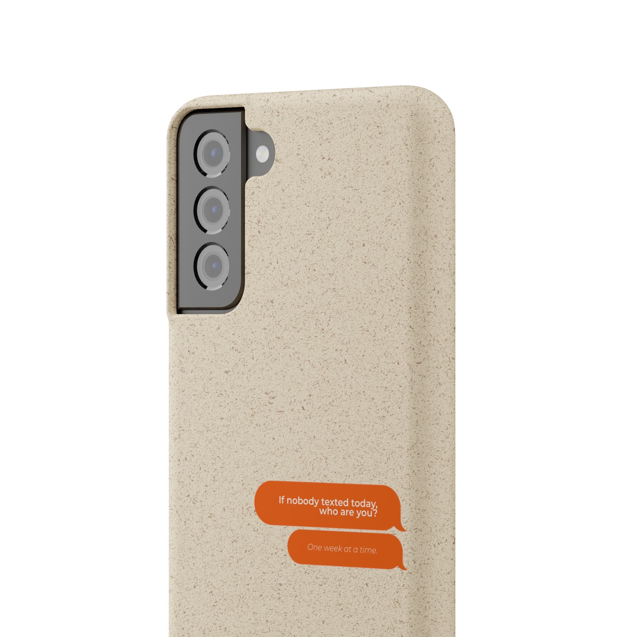 Biodegradable phone case | neutral speckled eco case