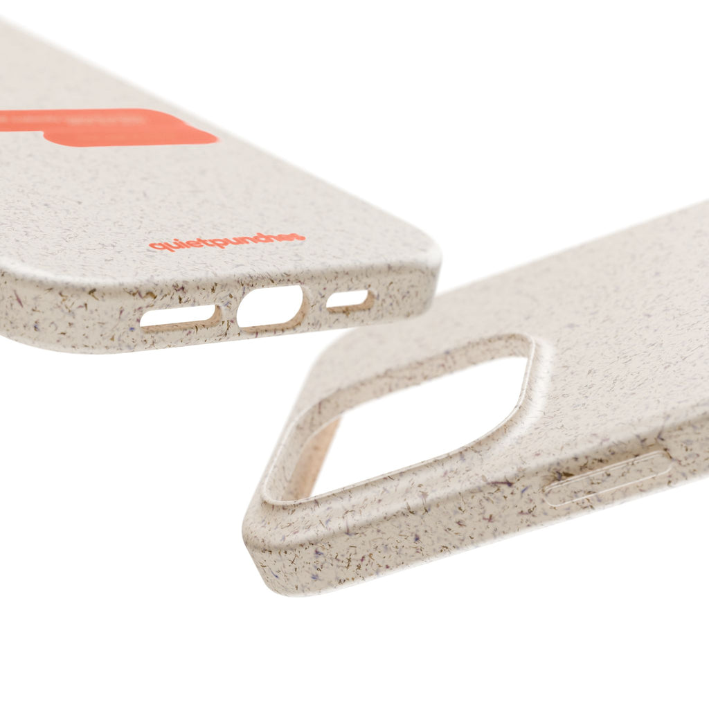 Biodegradable phone case | neutral speckled eco case