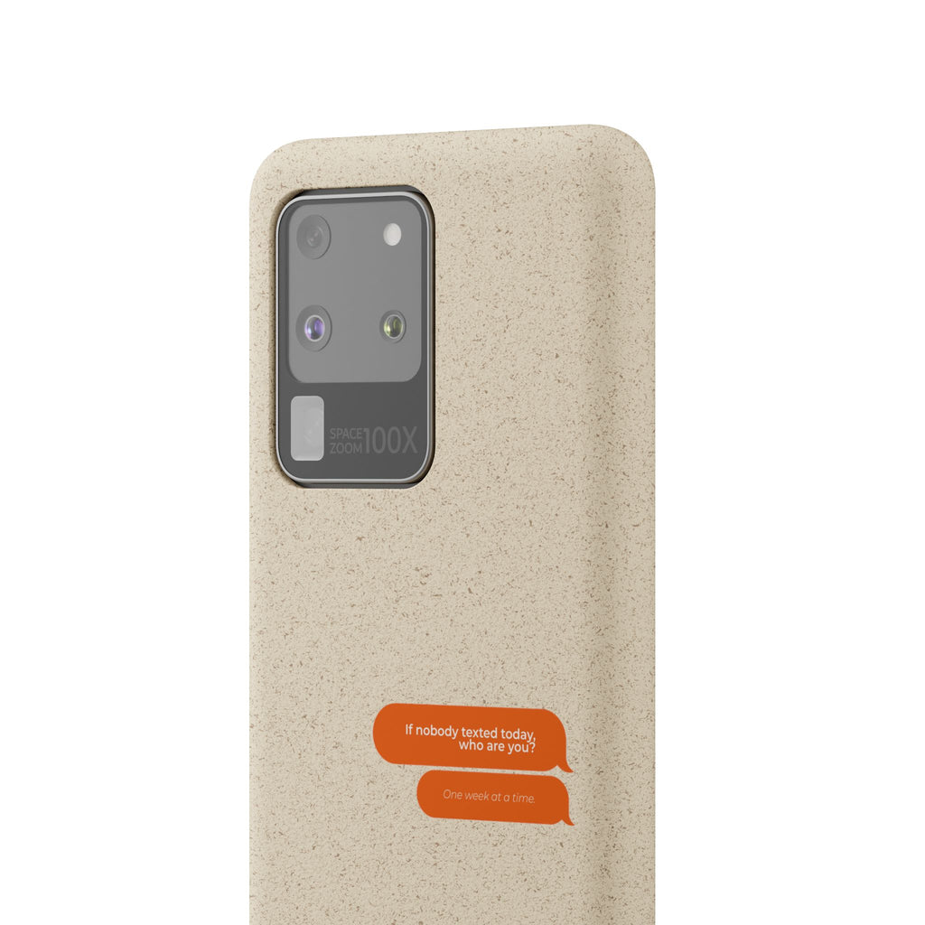 Biodegradable phone case | neutral speckled eco case