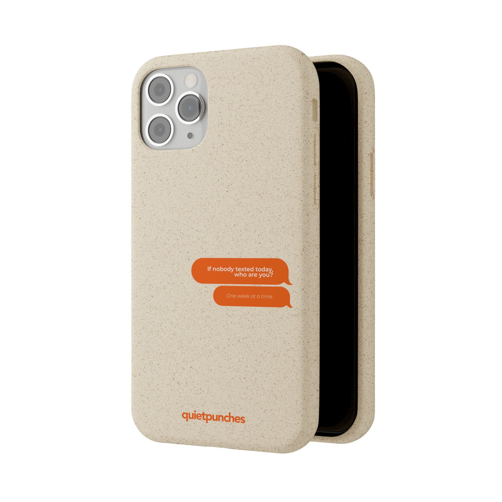 Biodegradable phone case | neutral speckled eco case