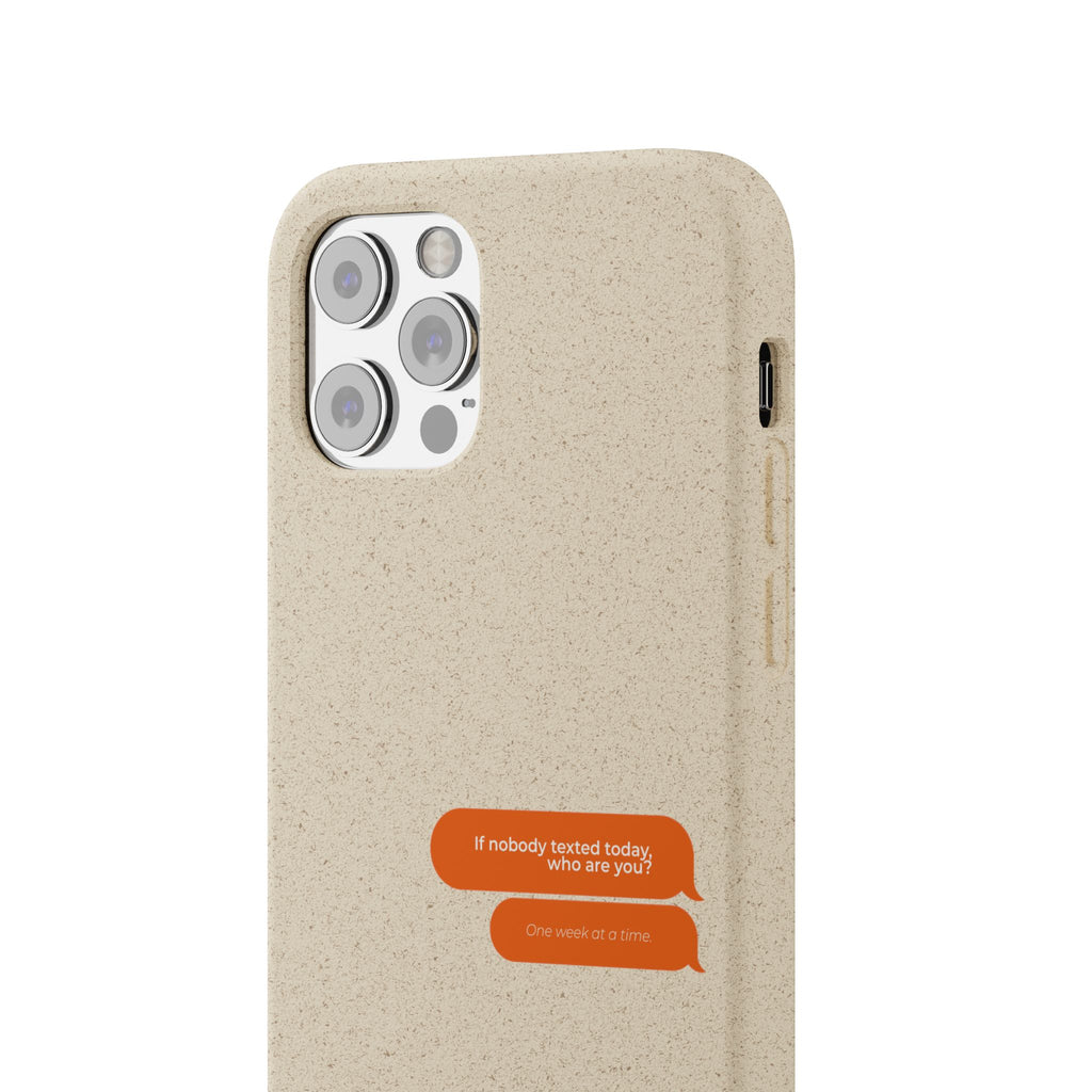 Biodegradable phone case | neutral speckled eco case