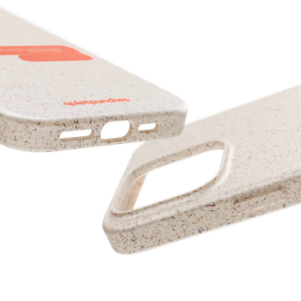 Biodegradable phone case | neutral speckled eco case