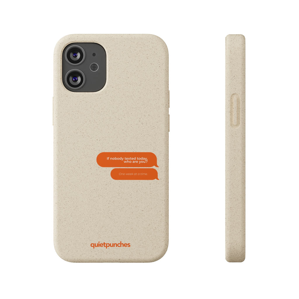Biodegradable phone case | neutral speckled eco case