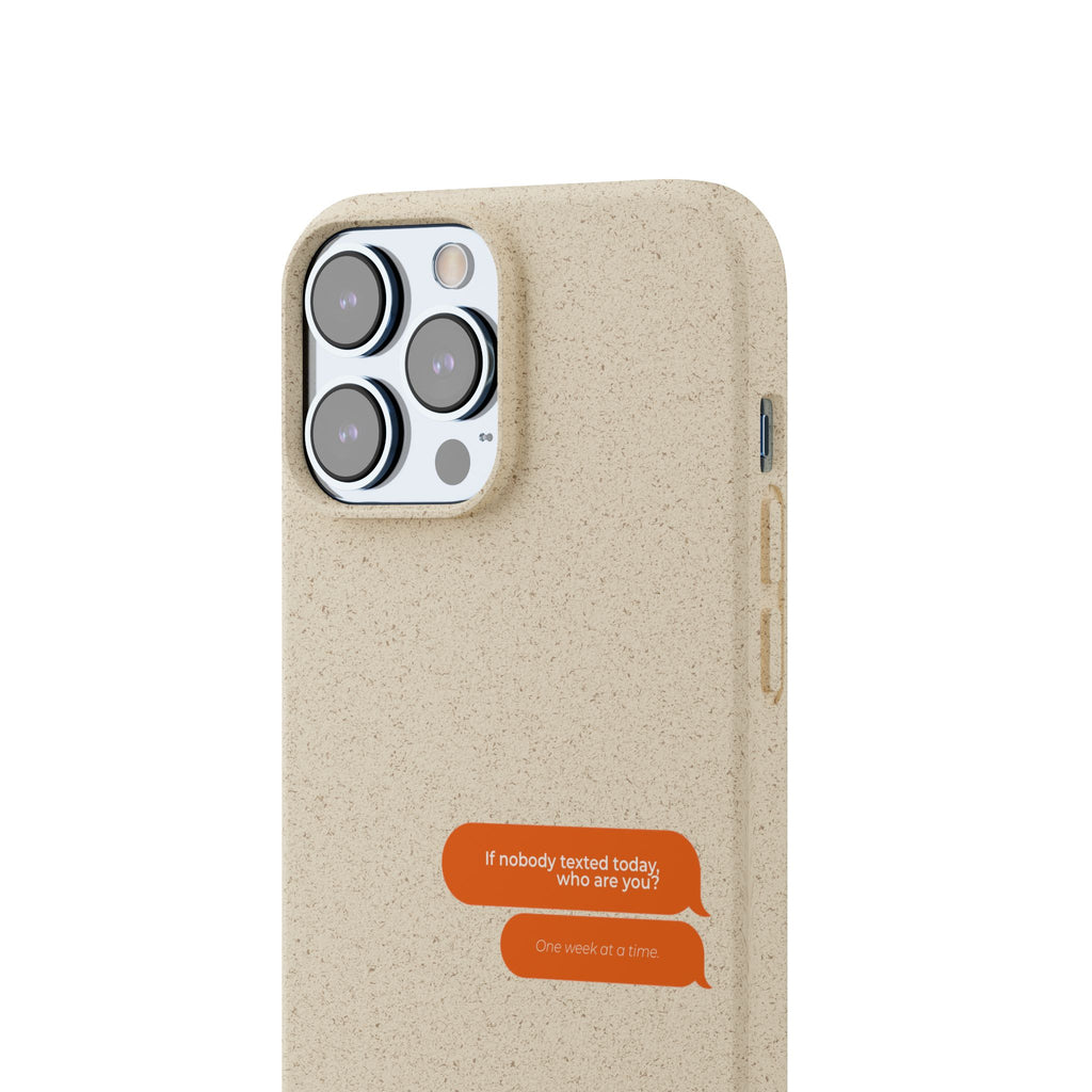 Biodegradable phone case | neutral speckled eco case