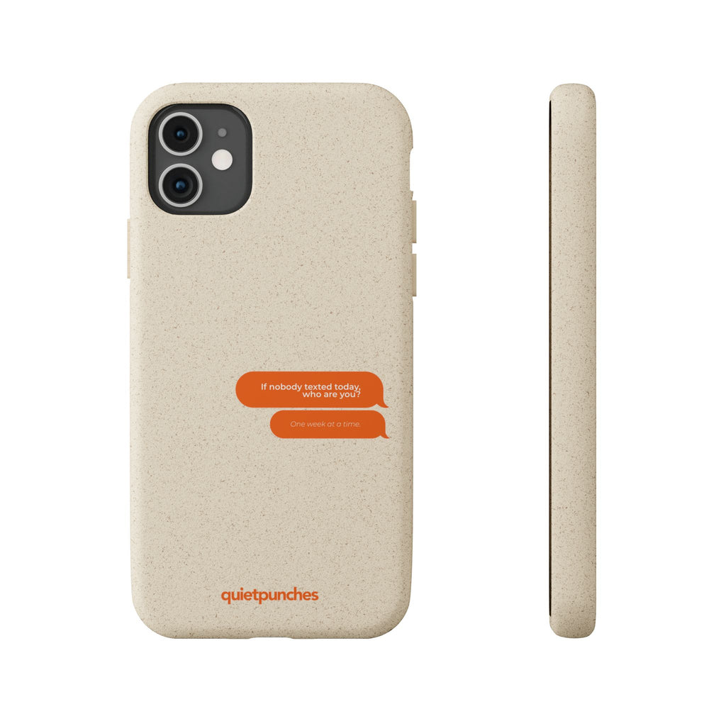 Biodegradable phone case | neutral speckled eco case
