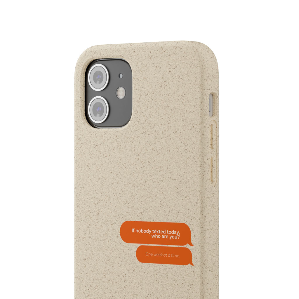 Biodegradable phone case | neutral speckled eco case