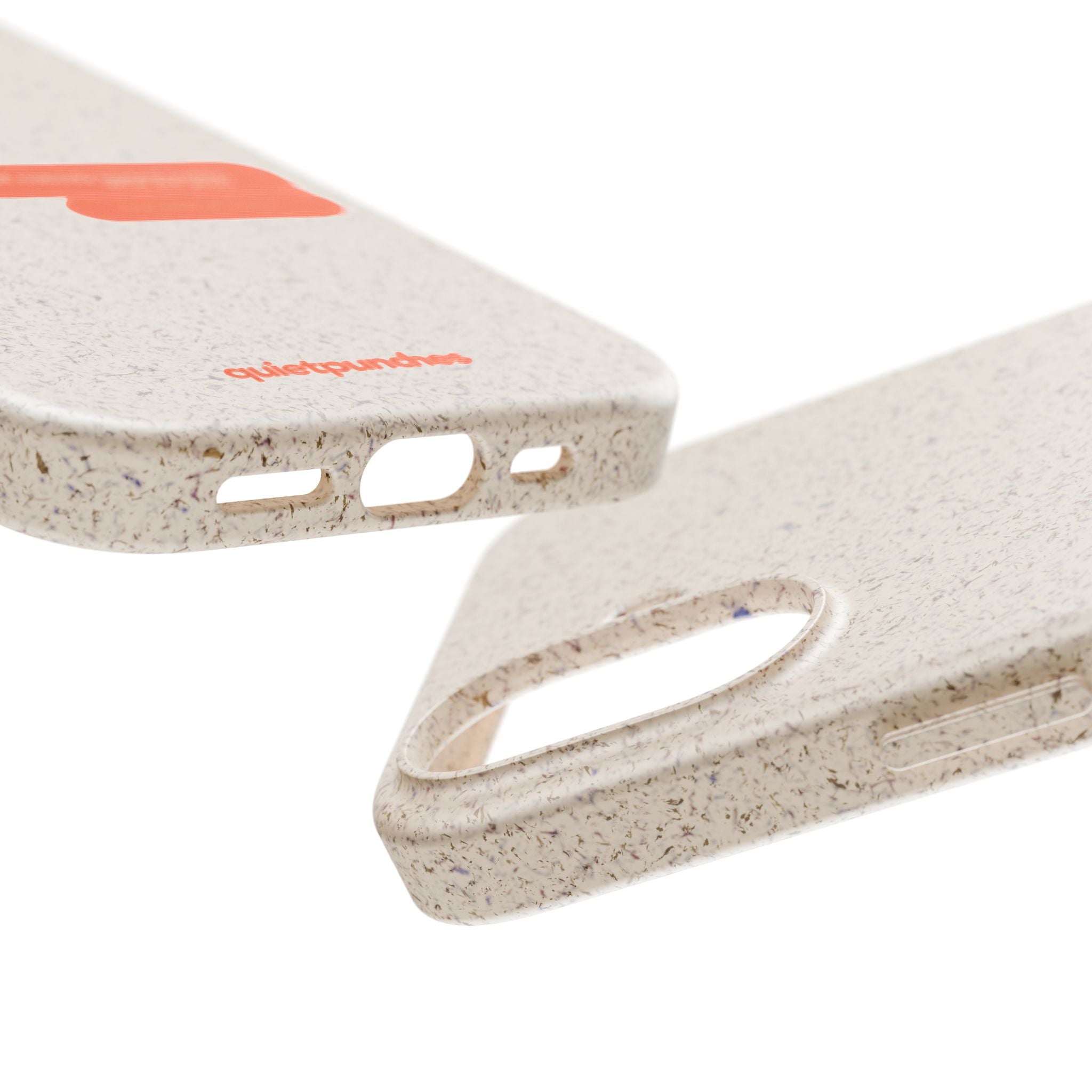 Biodegradable phone case | neutral speckled eco case