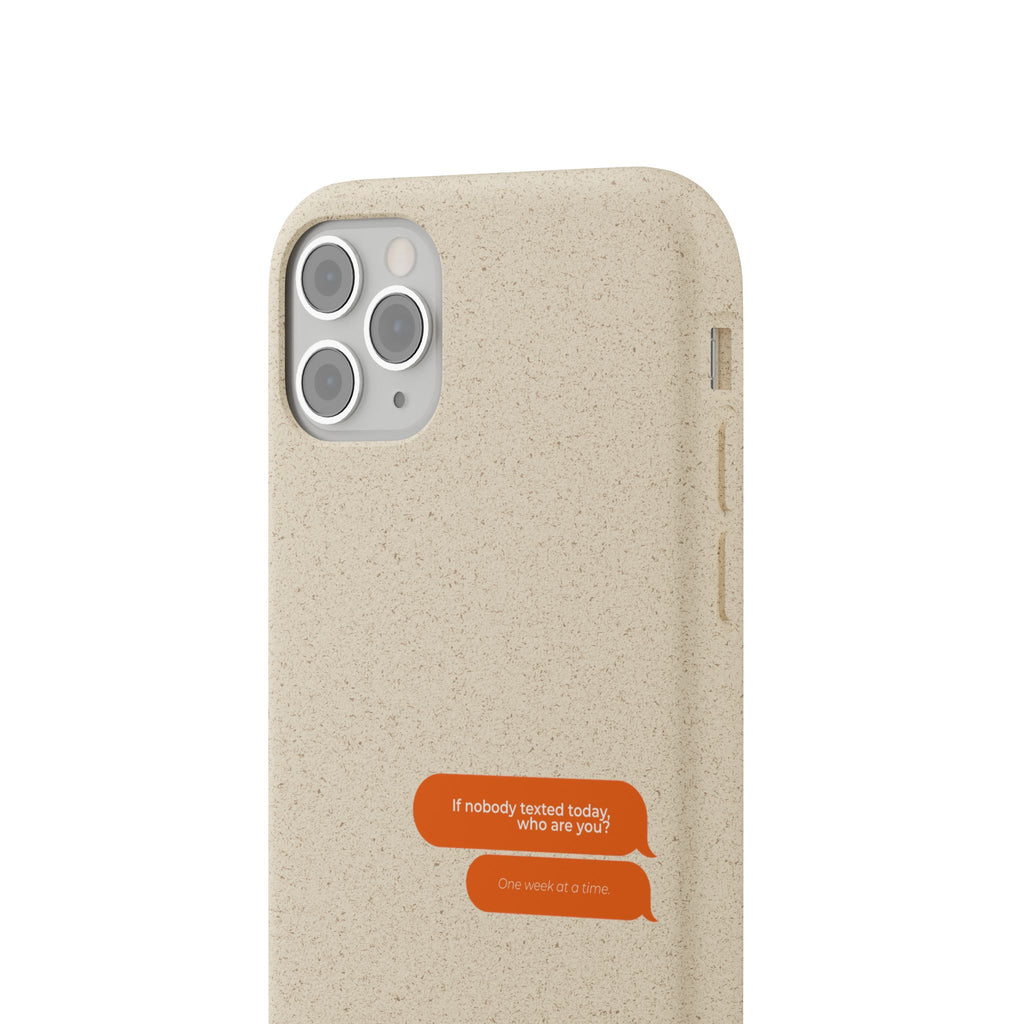 Biodegradable phone case | neutral speckled eco case