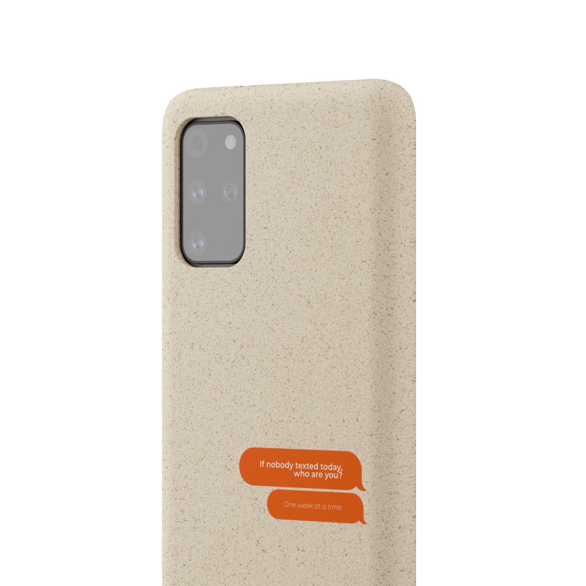 Biodegradable phone case | neutral speckled eco case