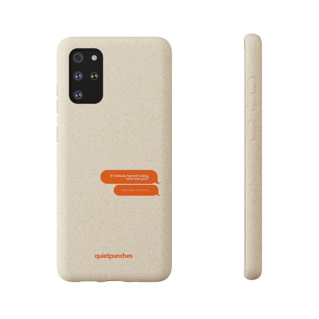 Biodegradable phone case | neutral speckled eco case