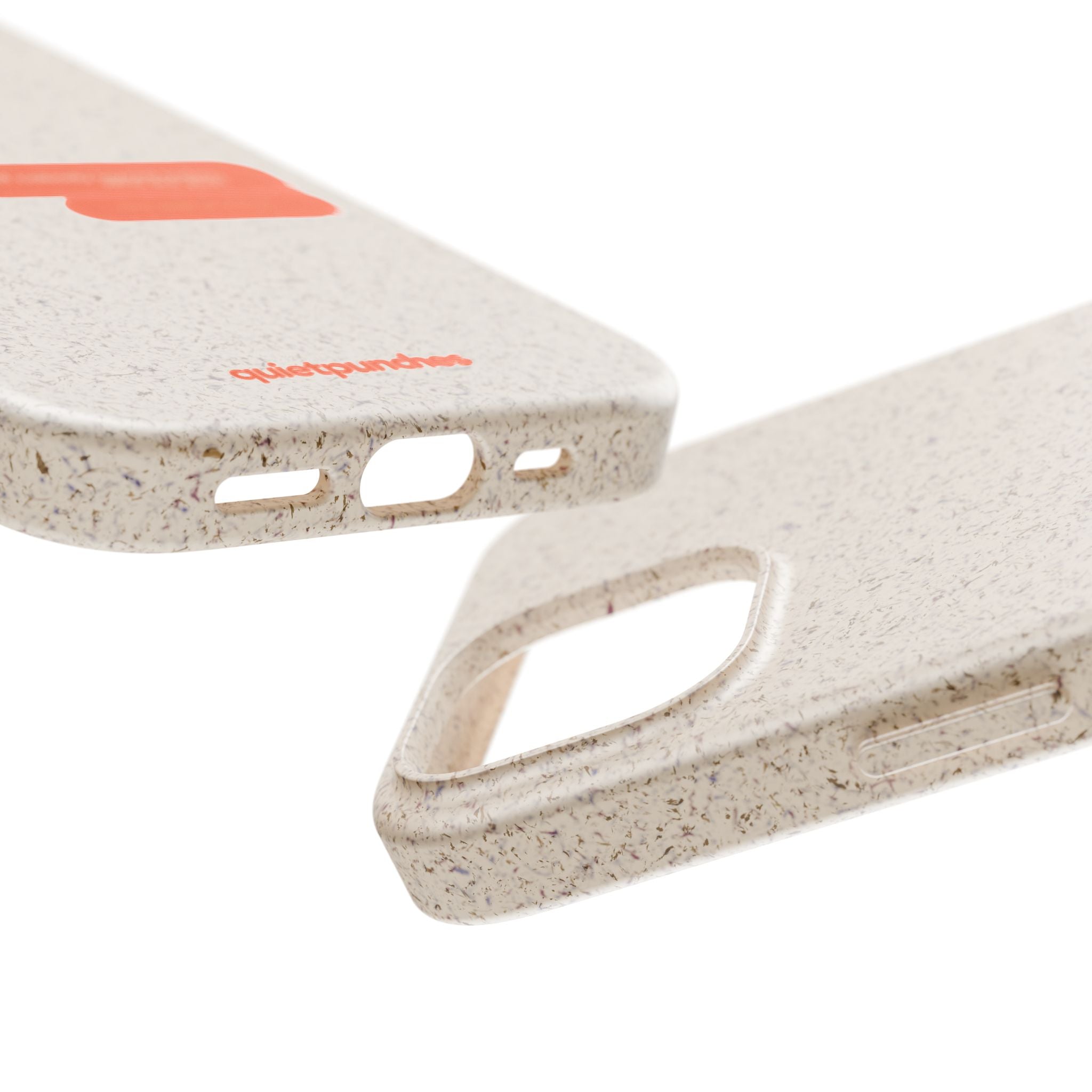 Biodegradable phone case | neutral speckled eco case