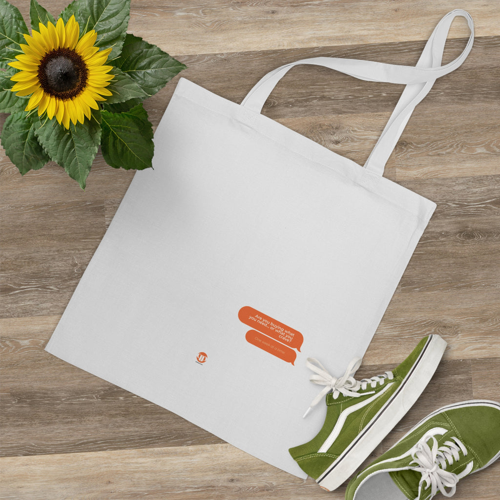 Tote Bag | Need or Crave? Reusable Canvas Shopping Bag