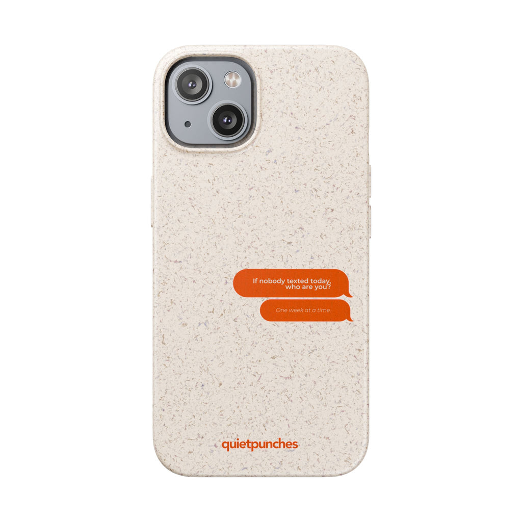 Biodegradable phone case | neutral speckled eco case