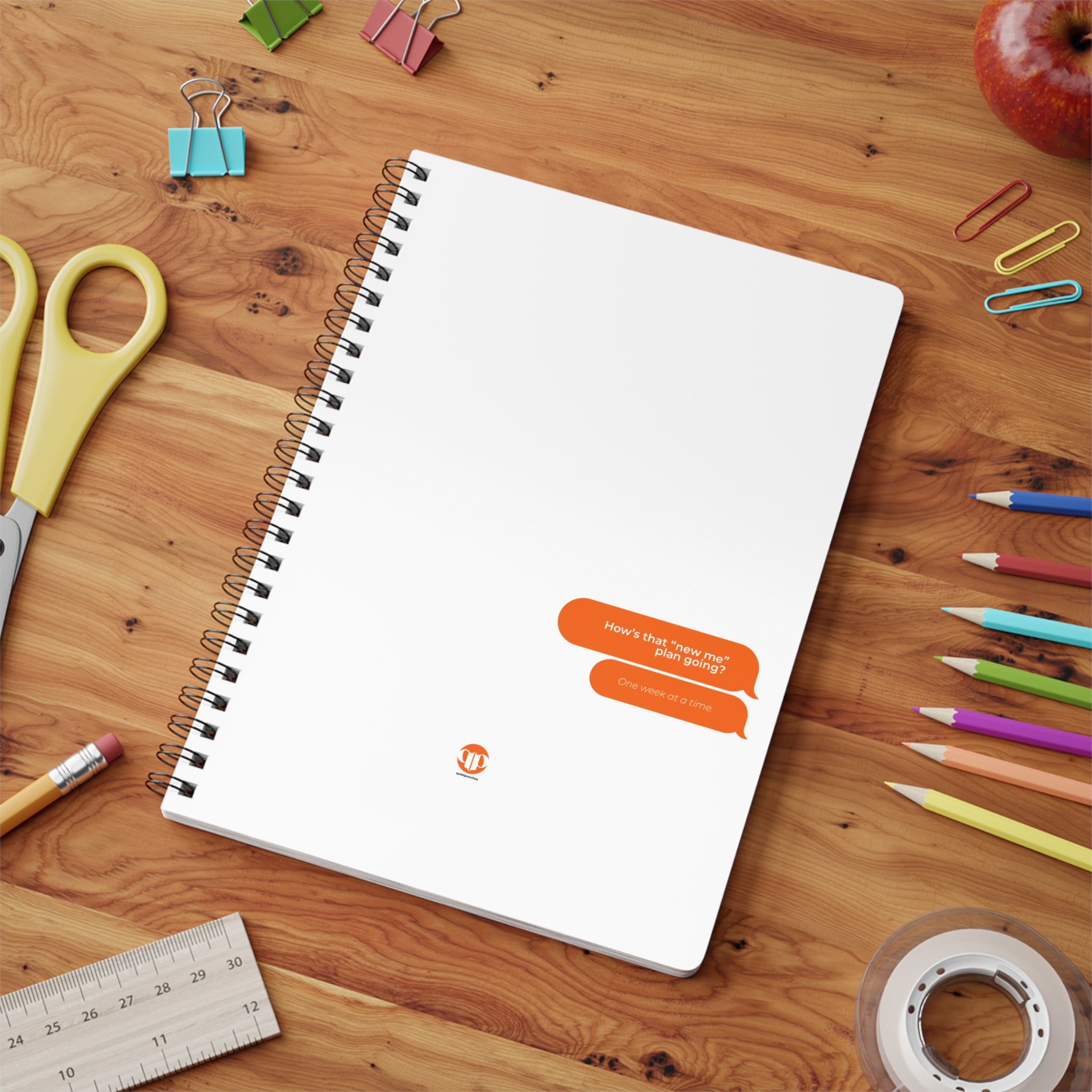 Bubble Quote Notebook Wirobound Softcover A5