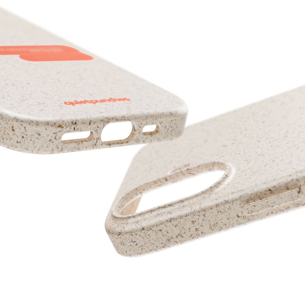 Biodegradable phone case | neutral speckled eco case