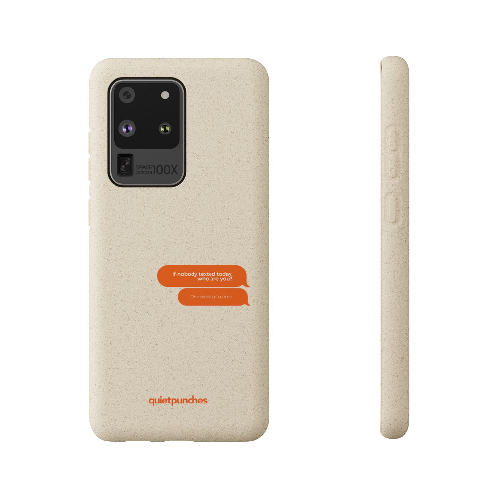 Biodegradable phone case | neutral speckled eco case